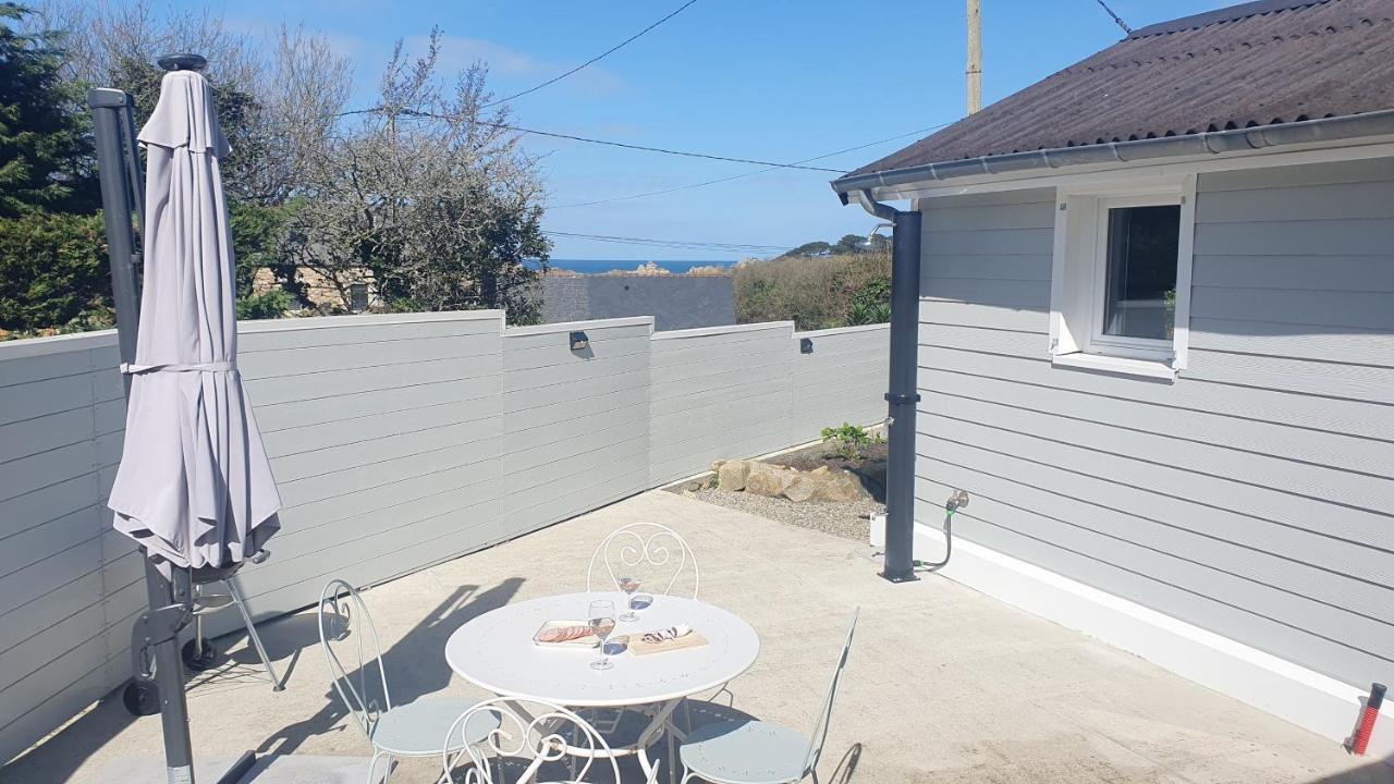 Ty Ker Embrun - Maison Vue Mer A 280M De La Plage Plougrescant Esterno foto